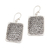 Sterling silver dangle earrings, 'Sparkle Lights' - Hand Crafted 925 Sterling Silver Dangle Earrings