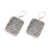 Sterling silver dangle earrings, 'Sparkle Lights' - Hand Crafted 925 Sterling Silver Dangle Earrings (image 2d) thumbail