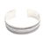 Sterling silver cuff bracelet, 'Woven Motif' - Woven Motif Sterling Silver Cuff Bracelet thumbail
