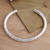Sterling silver cuff bracelet, 'Undulating Waves' - Hammered Sterling Silver Cuff Bracelet (image 2) thumbail