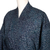 Men's batik cotton robe, 'Blue Midnight' - Men's Batik Belted Cotton Robe (image 2j) thumbail