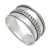 Sterling silver band ring, 'Natural Polish' - Unisex Sterling Silver Band Ring (image 2c) thumbail