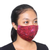 Rayon batik face masks, 'Island Attitude' (set of 3) - 3 Double Layer Hand Stamped Rayon Batik Elastic Loop Masks (image 2c) thumbail