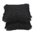 Cotton cushion covers, 'Triangle in Black' (pair) - Triangle Pattern 100% Cotton Cushion Cover Pair