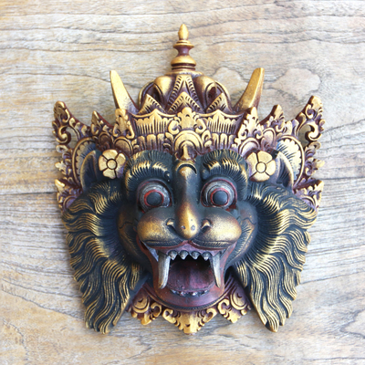 Wood mask, Barong Macan II