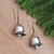 Sterling silver dangle earrings, 'Jingle Bells' - Balinese Sterling Silver Jingle Bell Earrings (image 2b) thumbail