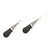 Sterling silver and lava stone dangle earrings, 'Traditional Shadow' - Sterling Silver Dangle Earrings with Black Lava Stone (image 2d) thumbail
