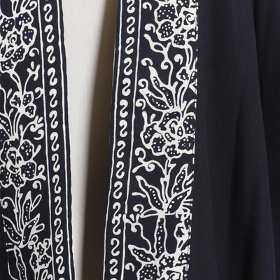 Batik-Kimonojacke - Von Hand gefertigte Batik-Kimonojacke