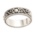 Sterling silver band ring, 'Bali Charming' - Sterling Silver Traditional Balinese Design Band Ring