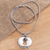 Multi-gemstone pendant necklace, 'Moon Courtship' - Multi-Gemstone Moon Pendant Necklace (image 2b) thumbail