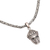 Sterling silver pendant necklace, 'King Skull' - Crowned Skull Sterling Silver Pendant Necklace (image 2d) thumbail