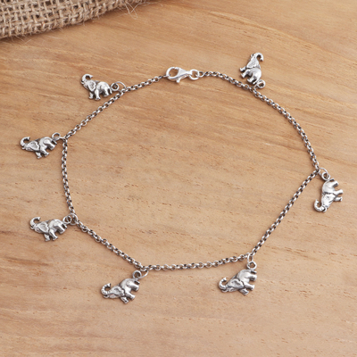Buy 5.6 Inches Solid Silver Amazing Design Customized Baby Kids Ankle  Bracelet, Personalized Gift Belly Dance Charm Anklets Baby Foot Bracelet  Online in India - Etsy