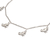 Sterling silver charm anklet, 'Charming Elephants' - Sterling Silver Elephant Charm Ankle Bracelet (image 2c) thumbail