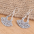 Sterling silver dangle earrings, 'Tendrils of Spring' - Balinese Sterling Silver Dangle Earrings thumbail