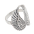 Sterling silver cocktail ring, 'Fanciful Flight' - Sterling Silver Pair of Wings Cocktail Ring