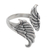 Sterling silver wrap ring, 'Reversed Wings' - Sterling Silver Wrap Ring Reverse Wings (image 2c) thumbail