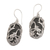 Sterling silver and lava stone dangle earrings, 'Elephant Habitat' - Sterling Silver and Lava Stone Elephant Dangle Earrings (image 2a) thumbail