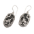 Sterling silver and lava stone dangle earrings, 'Elephant Habitat' - Sterling Silver and Lava Stone Elephant Dangle Earrings (image 2c) thumbail