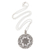 Collar colgante de plata de ley, 'Estrella radiante' - Collar de estrella colgante de plata de ley hecho a mano