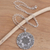 Sterling silver pendant necklace, 'Beaming Star' - Hand Crafted Sterling Silver Pendant Star Necklace (image 2b) thumbail