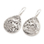 Sterling silver dangle earrings, 'Garden Peacocks' - Sterling Silver Peacock Dangle Earrings (image 2c) thumbail