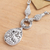 Sterling silver Y-necklace, 'Garden Peacocks' - Peacock Oxidized Sterling Silver Y Necklace (image 2b) thumbail
