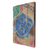 Wood wall panel, 'Buddha Visage in Blue' - Four Panel Wood Wall Panel Buddha in Blue (image 2b) thumbail