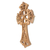 Wood wall cross, 'Beauty in Bali' - Hand Carved Wood Cross with Balinese Design Motif (image 2b) thumbail