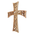Wood wall cross, 'Growing Oak' - Oak Themed Wood Wall Cross (image 2c) thumbail