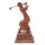 Wood sculpture, 'Balinese Golfer' - Handmade Balinese Golfer Wood Statuette