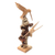 Wood sculpture, 'Hummingbird Heights' - Hummingbird Sculpture Hand Carved from Wood (image 2a) thumbail