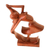 Wood sculpture, 'Dancing Woman' - Hand Carved Wood Statue of Woman Dancing (image 2e) thumbail