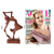 Wood sculpture, 'Dancing Woman' - Hand Carved Wood Statue of Woman Dancing (image 2j) thumbail