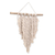Cotton macrame wall hanging, 'DNA Chain' - 100% Cotton Ivory Macrame Wall Hanging (image 2b) thumbail