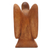 Wood statuette, 'Angelic Prayer' - Praying Angel Suar Wood Hand Carved Statuette (image 2e) thumbail