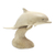 Wood statuette, 'Dolphin Beauty' - Jumping Dolphin Hand Carved Wood Sculpture