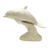 Wood statuette, 'Dolphin Beauty' - Jumping Dolphin Hand Carved Wood Sculpture (image 2b) thumbail
