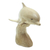 Holzstatuette - Springender Delphin, handgeschnitzte Holzskulptur