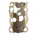 Wood mask, 'Bird and Beauty' - Hibiscus Wood Face and Bird Mask (image 2d) thumbail