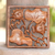 Wood relief wall panel, 'Flower Alive' - Lotus Flower Wood Relief Wall Panel
