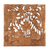 Reliefplatte aus Holz - Handgeschnitzte Reliefplatte aus Kranich-Suar-Holz