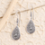 Sterling silver dangle earrings, 'Fog Tears' - Sterling Silver Water Droplet Dangle Earrings