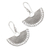 Sterling silver dangle earrings, 'Elegant Fan' - Hand Crafted Sterling Silver Dangle Earrings