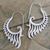 Sterling silver drop earrings, 'Spirit Fire' - Hand Made Sterling Silver Drop Earrings