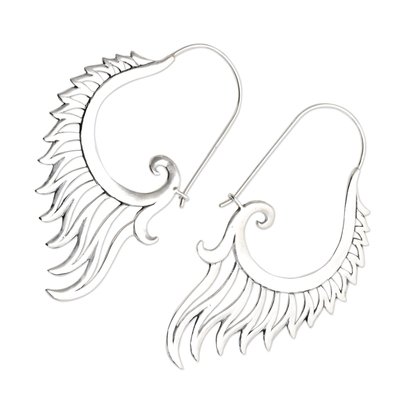 Tropfenohrringe aus Sterlingsilber - Handgefertigte Ohrhänger aus Sterlingsilber