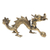 Brass statuette, 'Dragon Walking' - Hand Crafted Brass Dragon Statuette (image 2a) thumbail