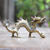 Brass statuette, 'Dragon Walking' - Hand Crafted Brass Dragon Statuette (image 2b) thumbail
