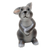 Wood sculpture, 'Adorable Rabbit in Grey' - Hand Carved Grey Rabbit Statuette (image 2c) thumbail