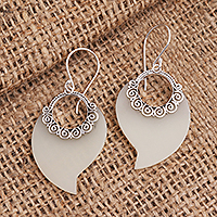 Sterling silver dangle earrings, Circle of Seasons