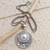Halskette mit Anhänger aus kultivierten Mabe-Perlen - Handgefertigte Halskette mit Mabe-Zuchtperlenanhänger